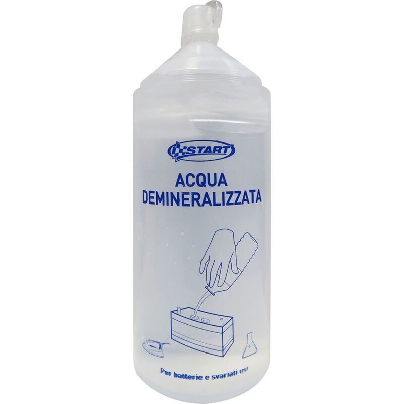 foto del prodotto start acqua distillata demineralizzata con tappo brevettato 1lt