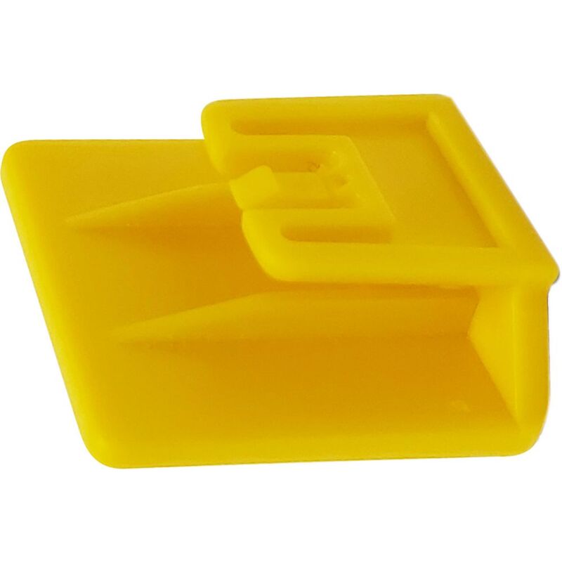 foto del prodotto start clip telepass compatibile con modello europeo, misura 3x3 cm, con adesivo trasparente per vetro