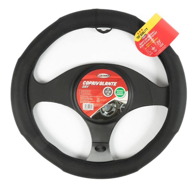 foto del prodotto start - coprivolante auto dry diametro. 37-39 cm nero, universale protezione tpr volante macchina materiali atossici testati
