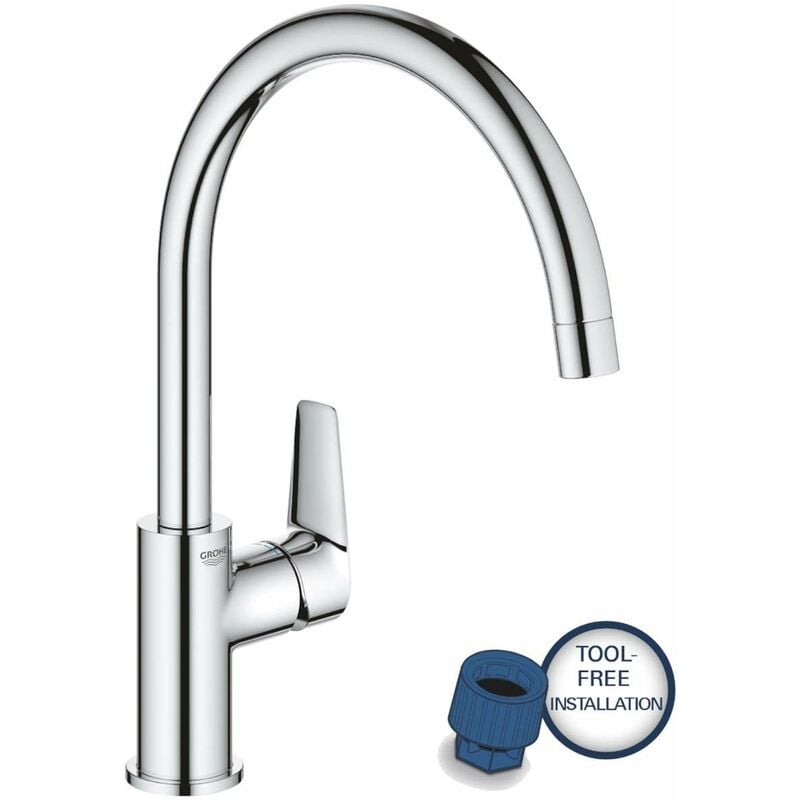 foto del prodotto start edge miscelatore da lavello, cromo 30529001 grohe