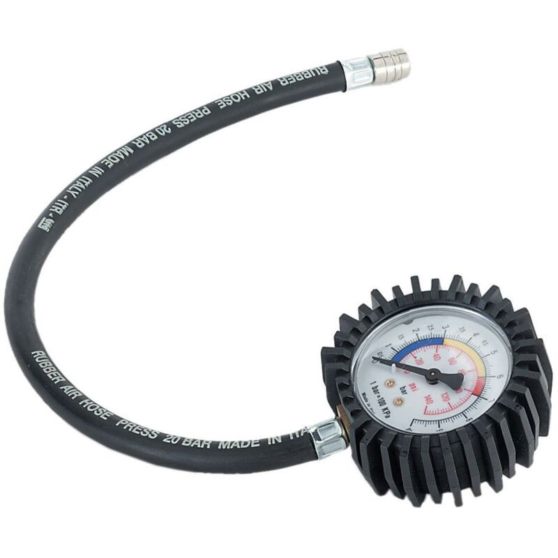 foto del prodotto start manometro antiurto controllo pressione gomme con raccordo universale