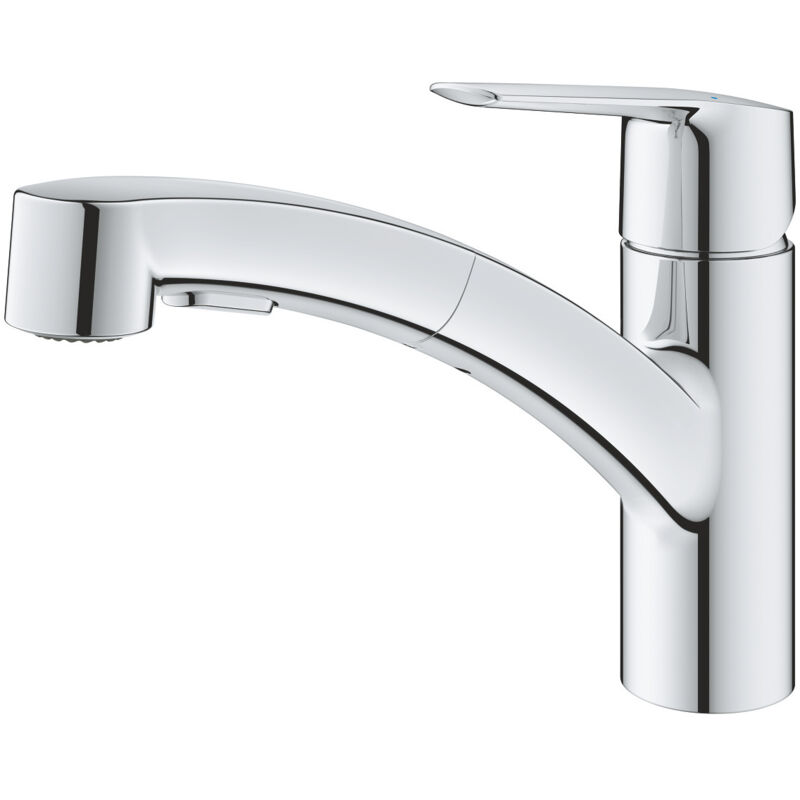 foto del prodotto start miscelatore monocomando per lavello con doccia estraibile a 2 getti, cromo 30531001 grohe