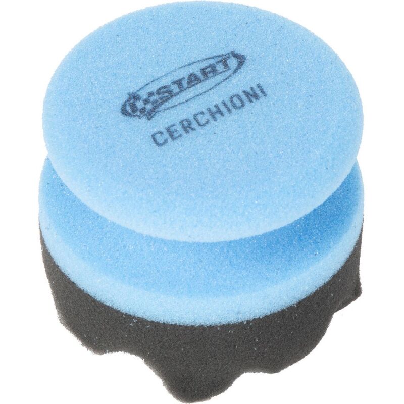 foto del prodotto start tampone per pulizia cerchioni 1 pezzo ergonomico, antigraffio, multiuso diametro 8,5 cm