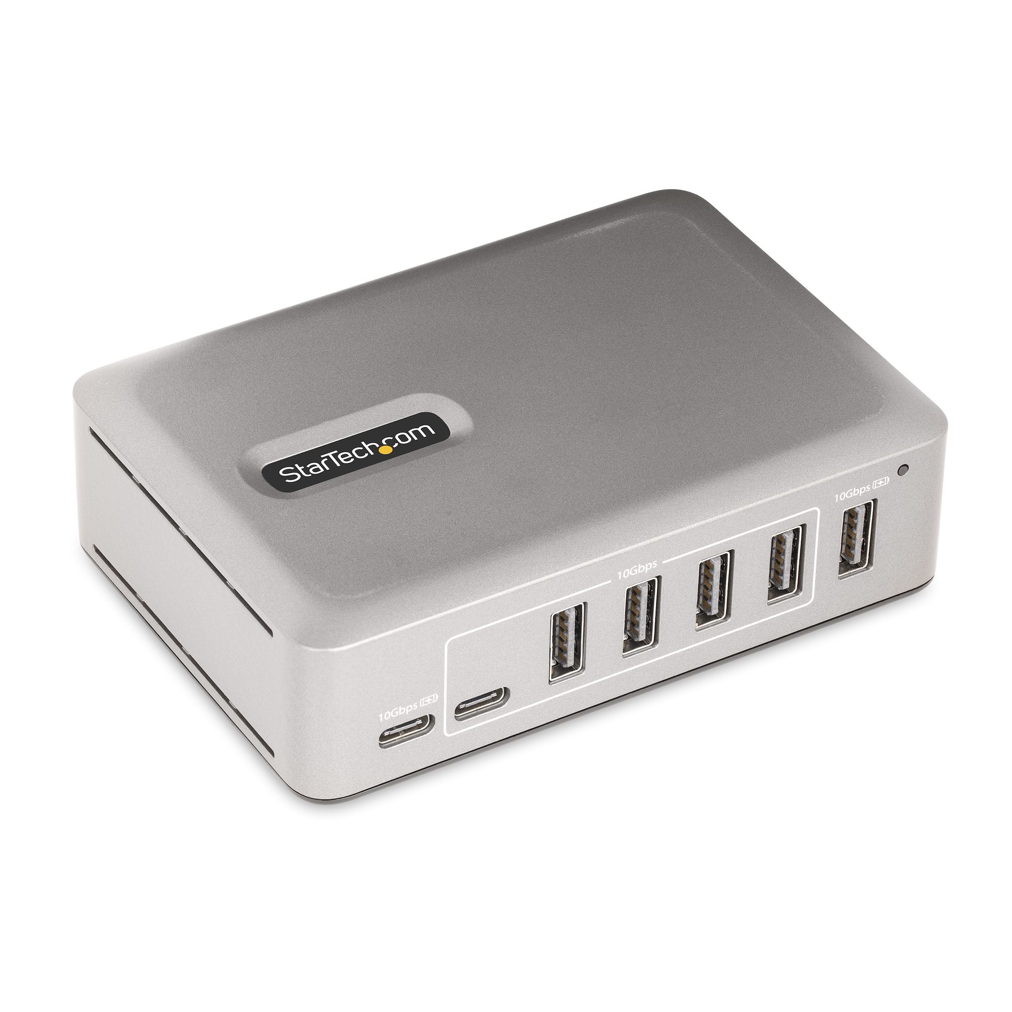 foto del prodotto startech.com 10g5a2cs usb c hub hub di interfaccia usb 3.2 gen 2 3.1 gen 2 type c 10000 mbit s argento