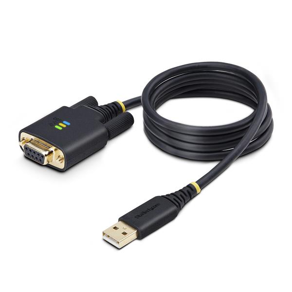 foto del prodotto startech.com 1p3ffcnb usb serial cavo seriale nero 1 m usb tipo a db 9