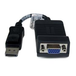 foto del prodotto startech.com adattatore da displayport a vga convertitore attivo da dp a vga video 1080p resistente cavo monitor dp dp a vga adattatore dongle dp 1.2 a vga connettore dp a scatto