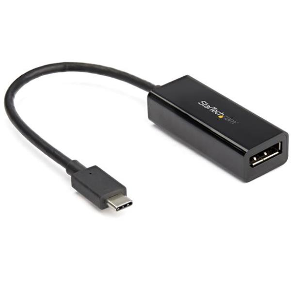 foto del prodotto startech.com adattatore da usb c a displayport convertitore video usb tipo c a dp 1.4 alt mode 8k 5k 4k hbr3 dsc hdr adattatore per monitor displayport compatibile con thunderbolt 3 8k 60hz