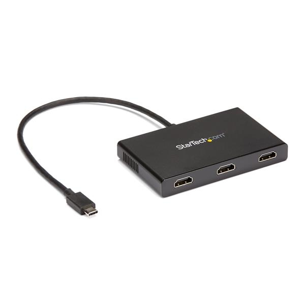 foto del prodotto startech.com adattatore multi monitor usb c a hdmi hub mst a 3 porte