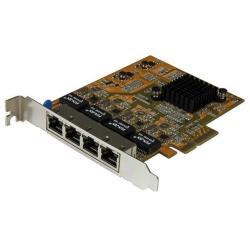 foto del prodotto startech.com adattatore scheda di rete ethernet gigabit pci express pcie nic a 4 porte