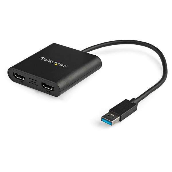 foto del prodotto startech.com adattatore usb a dual hdmi - 4k - usb32hd2