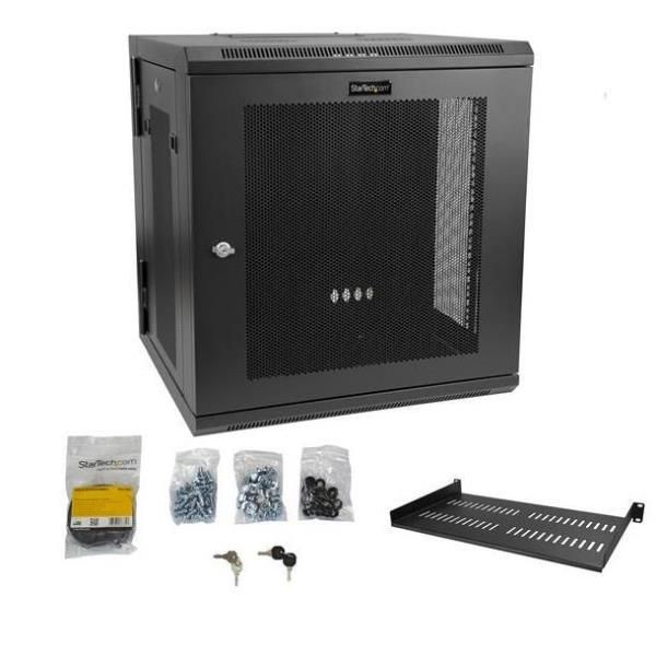 foto del prodotto startech.com armadio per server rack montabile a parete 12u armadio a cerniera fino a 17 43cm di profondit 