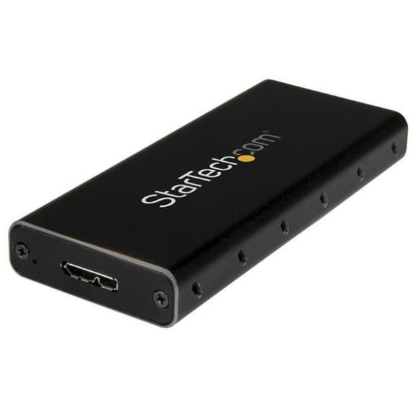 foto del prodotto startech.com box esterno sata m.2 ngff usb 3.1 10gbps con cavo usb c