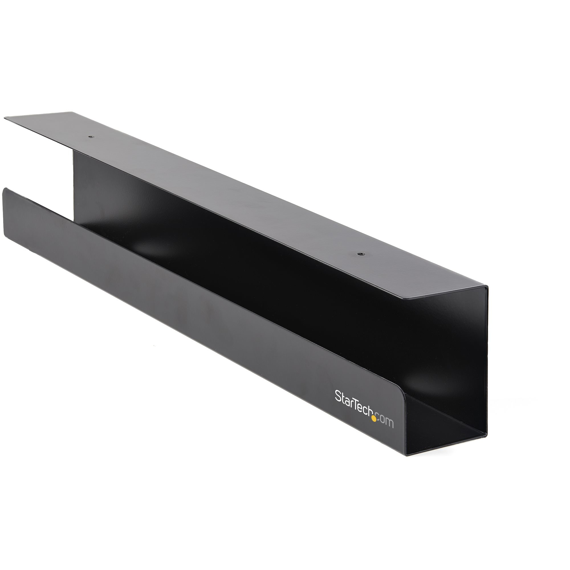 foto del prodotto startech.com canalina passacavi per scrivania cable management per scrivania per fili cavi strisce di alimentazione canalina coprifili 60cm x 7.6cm