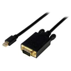 foto del prodotto startech.com cavo convertitore adattatore mini displayport a vga da 1,8 m mdp a vga 1920x1200 nero