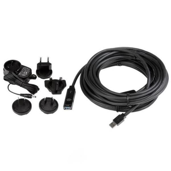 foto del prodotto startech.com cavo di estensione active usb 3.0 10 m m f
