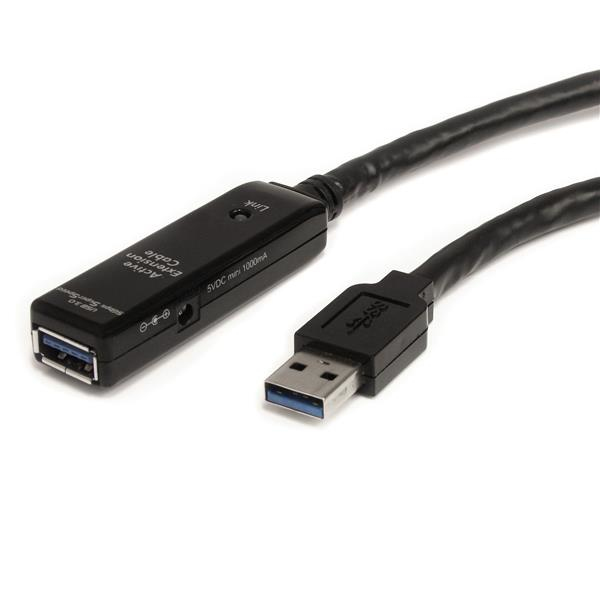 foto del prodotto startech.com cavo di estensione active usb 3.0 5 m m f