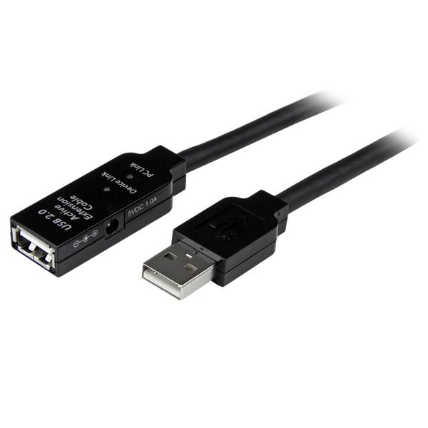 foto del prodotto startech.com cavo di estensione attivo usb 2.0 15 m m f