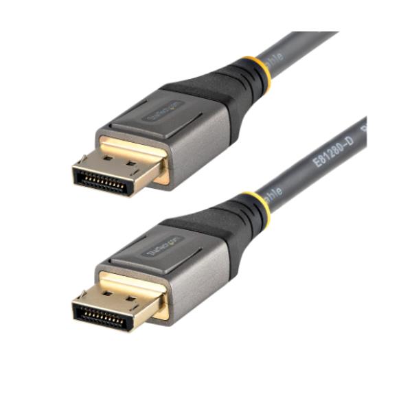 foto del prodotto startech.com cavo displayport 1.4 certificato vesa da 3 m 8k 60hz hdr10 video ultra hd 4k 120hz cavo dp 1.4 cavo video dp per monitor display cavo con connettore displayport m a displayport m 