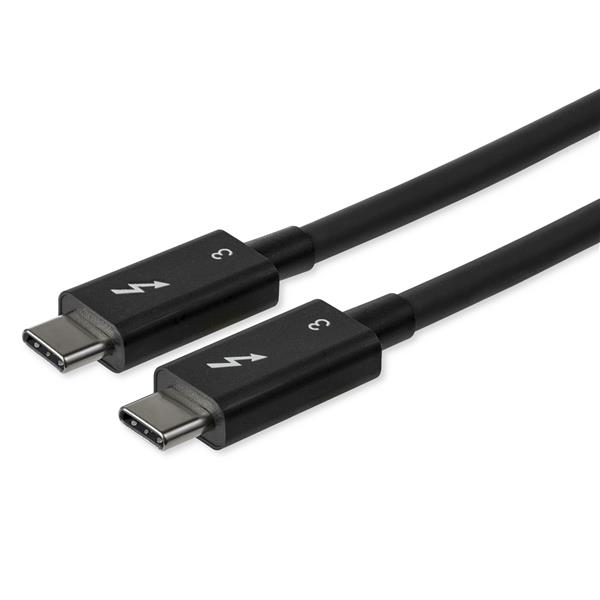 foto del prodotto startech.com cavo thunderbolt 3 da 80 cm, 40gbps, 100w pd, 4k 5k, certificato thunderbolt, compatibile con thunderbolt 4 usb 3.2 dp alt mode usb4