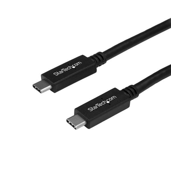 foto del prodotto startech.com cavo usb c a usb c da 1.8 m pd 100w 5a usb 3.0 5gbps conforme usb if certificato works with chromebook m m usb 3.0 5gbps cavo di ricarica usb type c cavo usb tipo c