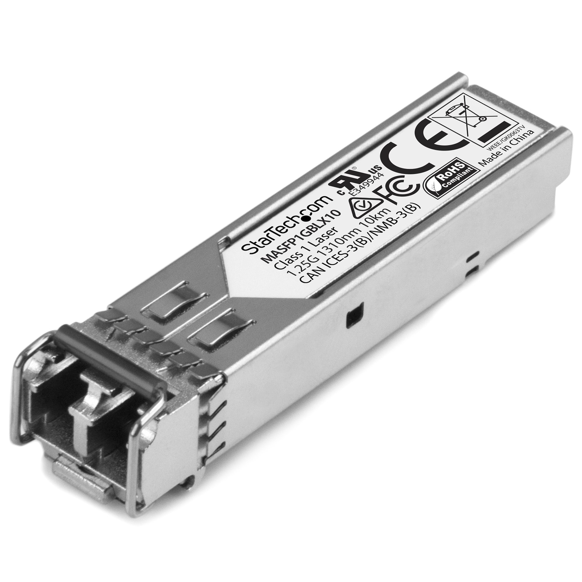 foto del prodotto startech.com cisco meraki ma sfp 1gb lx10 compatibile modulo ricetrasmettitore sfp 1000base lx