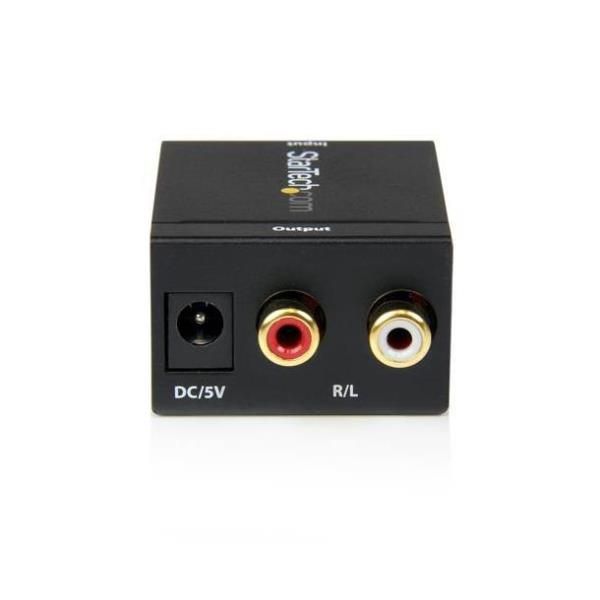 foto del prodotto startech.com convertitore audio da coassiale digitale spdif o ottico toslink a rca stereo - spdif2aa