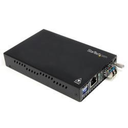 foto del prodotto startech.com convertitore media ethernet gigabit in fibra monomodale sc 40 km 1000 mbps