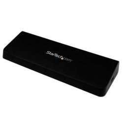 foto del prodotto startech.com docking station universale usb 3.0 a doppio monitor hdmi e displayport 4k docking station usb 3.0 a hdmi e dp, 4x usb a, ethernet dock per notebook usb a mac e windows