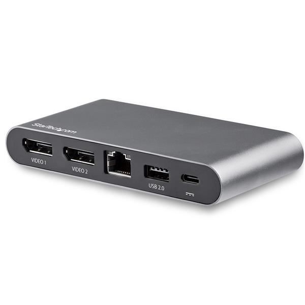 foto del prodotto startech.com docking station usb-c per portatili windows - 2 x 4k dp - 100w pd 3.0 - dk30c2dagpd