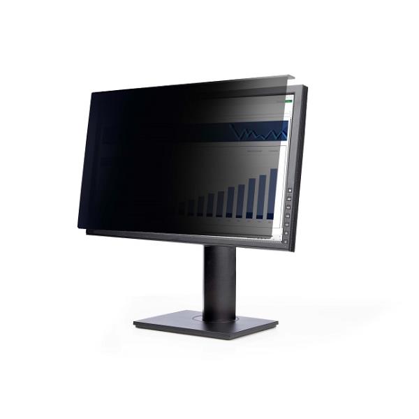 foto del prodotto startech.com filtro privacy per monitor da 24 16 10, filtro di sicurezza in acrilico da appendere, pellicola protettiva ad installazione rapida, 30 gradi, lucido