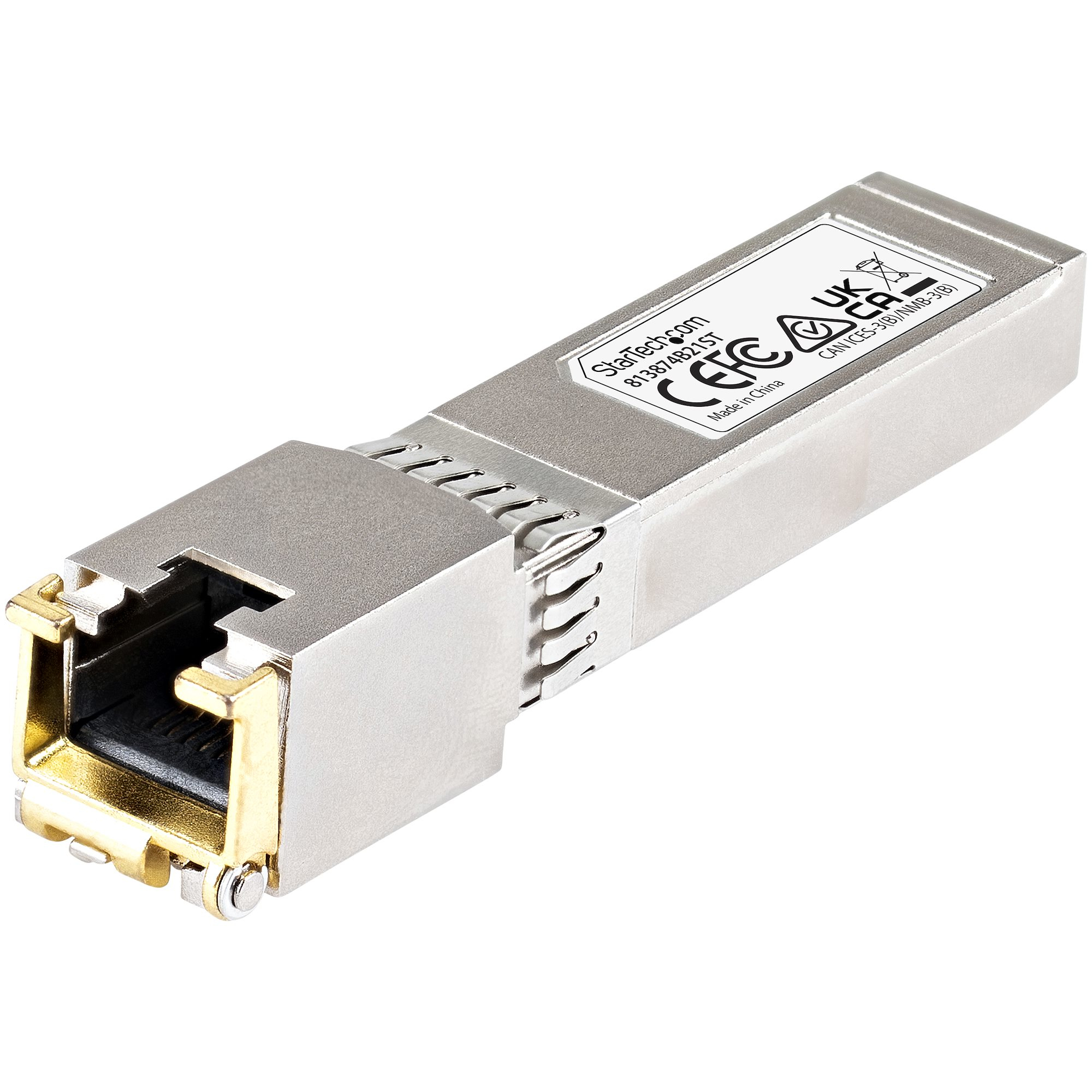 foto del prodotto startech.com hpe 813874 b21 compatibile ricetrasmettitore sfp 10gbase t