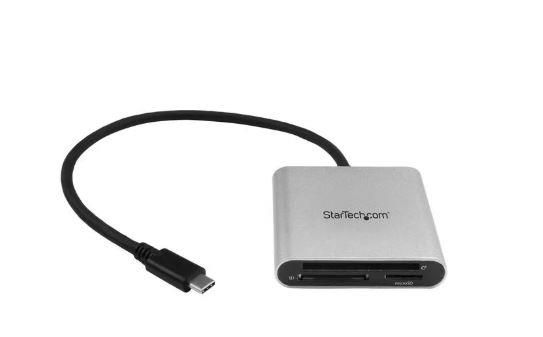 foto del prodotto startech.com lettore multischede esterno per flash card sd mmc cf usb 3.1 tipo c gen 1 5gbps 