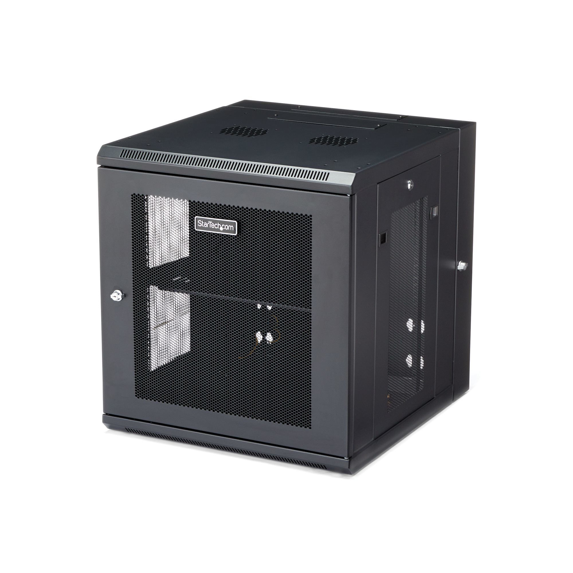 foto del prodotto startech.com rk1224walhm rack 12u da parete nero
