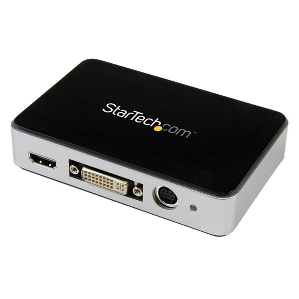 foto del prodotto startech.com scheda acquisizione video grabber cattura video esterna usb 3.0 hdmi dvi vga component hd 1080p 60fps