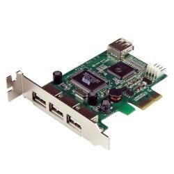 foto del prodotto startech.com scheda pci express basso prfilo con 4 porte usb 2.0 ad alta velocit 