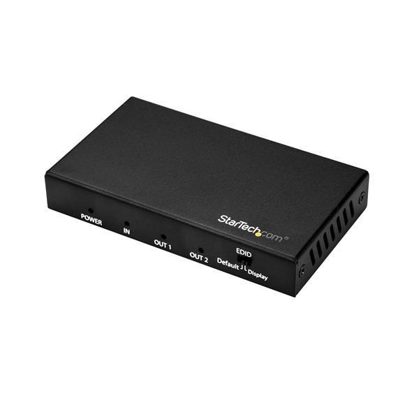 foto del prodotto startech.com sdoppiatore splitter hdmi a 2 porte 60hz