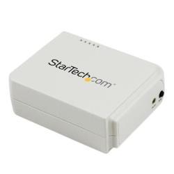 foto del prodotto startech.com server di stampa wireless n ad 1 porta usb con porta ethernet 10 100 mbps wifi 802.11 b g n