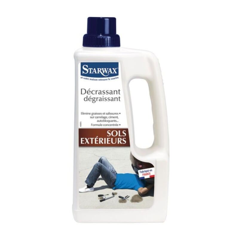 foto del prodotto starwax detergente disincrostante e sgrassante per pavimenti esterni