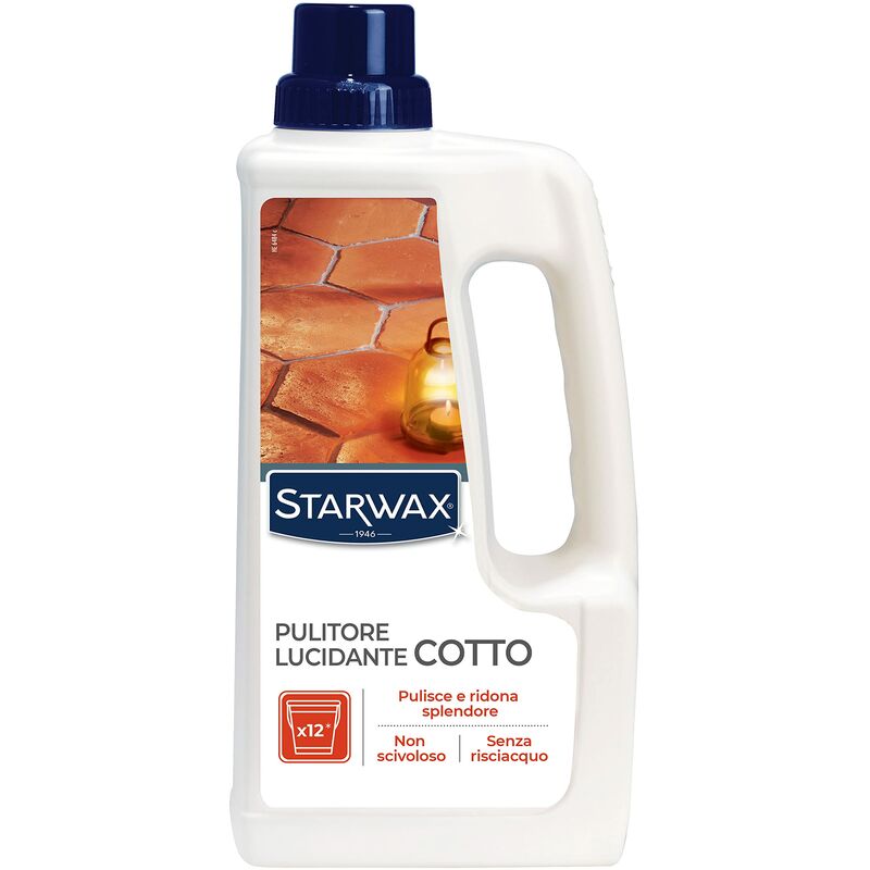 foto del prodotto starwax latte lucidante per piastrelle e terracotta 1l ideale per proteggere e far brillare un pavimento in piastrelle o in terracotta