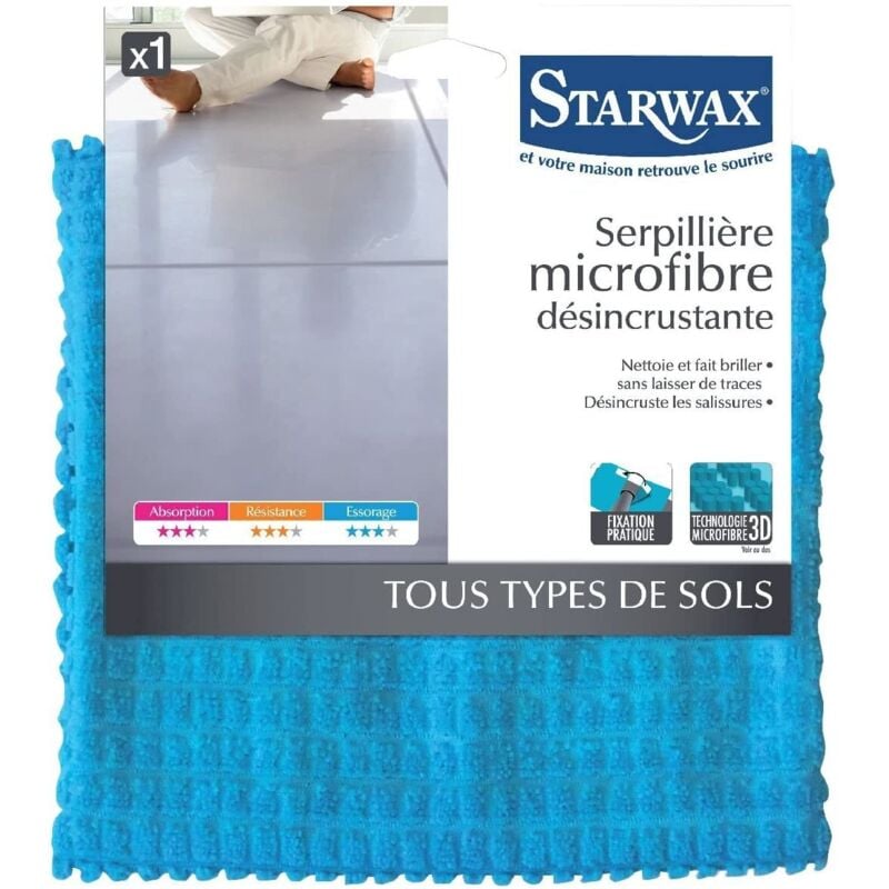 foto del prodotto starwax panno microfibra alta densita a nido d ape per pavimenti cm 50 x 70