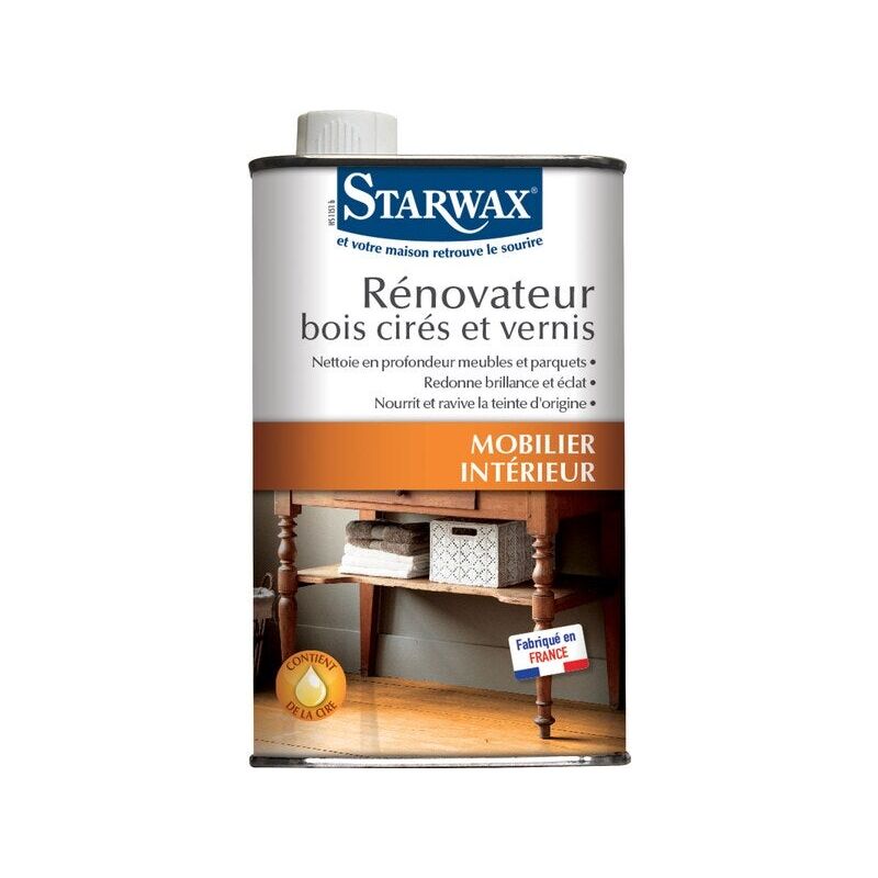 foto del prodotto starwax rinnovatore per mobili in legno, liquido incolore, 500 ml starwax