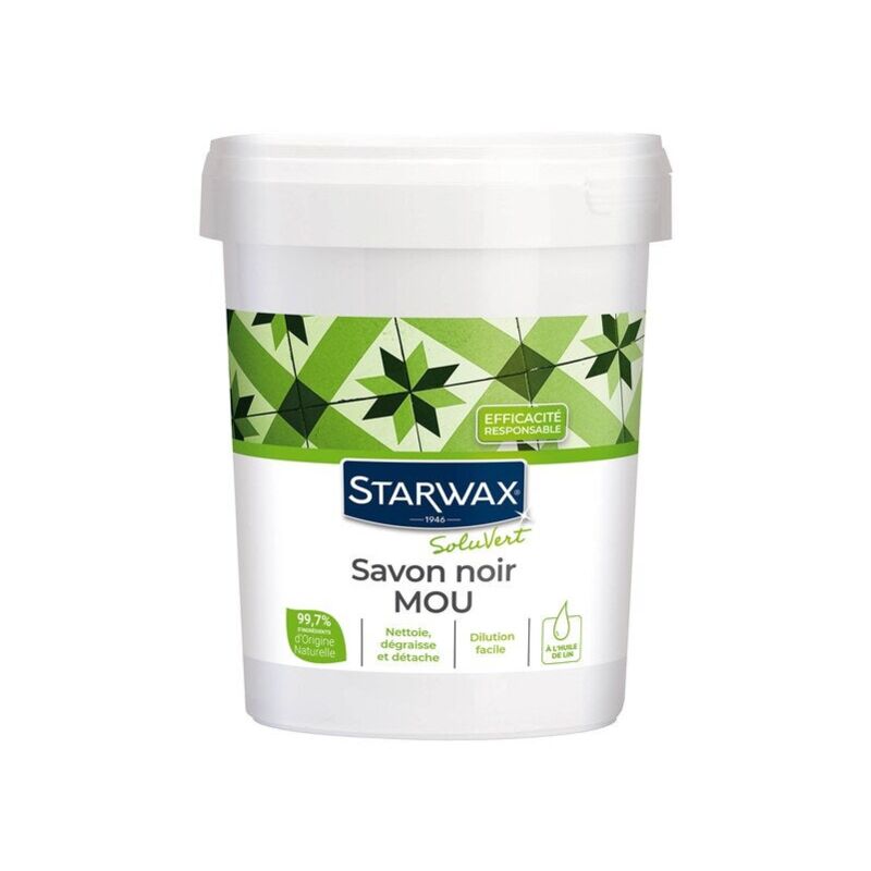 foto del prodotto starwax sapone nero morbido 1 kg starwax