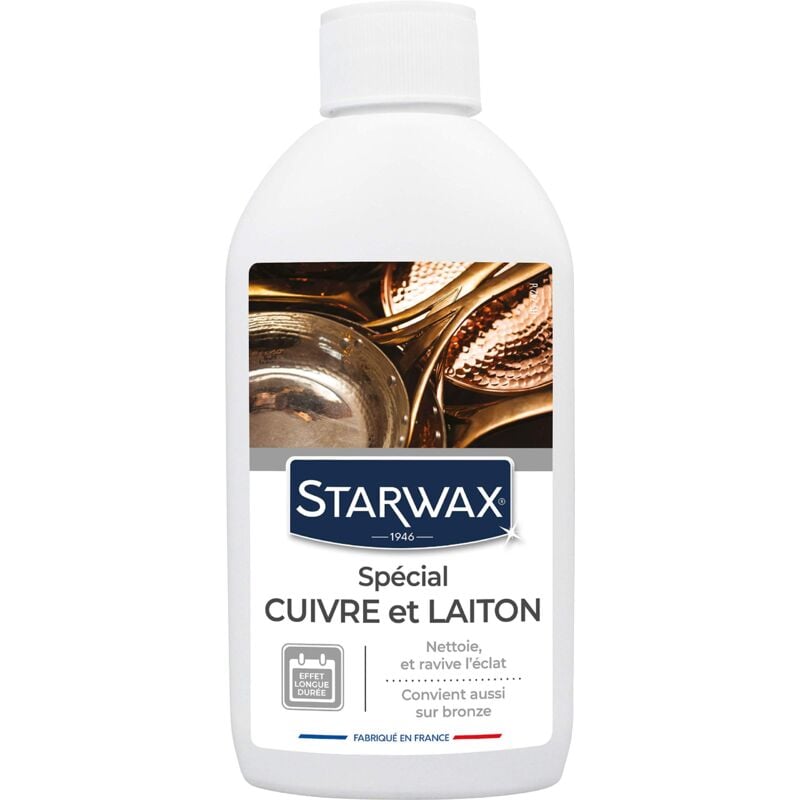 foto del prodotto starwax speciale rame, bronzo e ottone pulisce, smacchia, ravviva la lucentezza effetto lunga durata ritarda la ricomparsa dell ossidazione