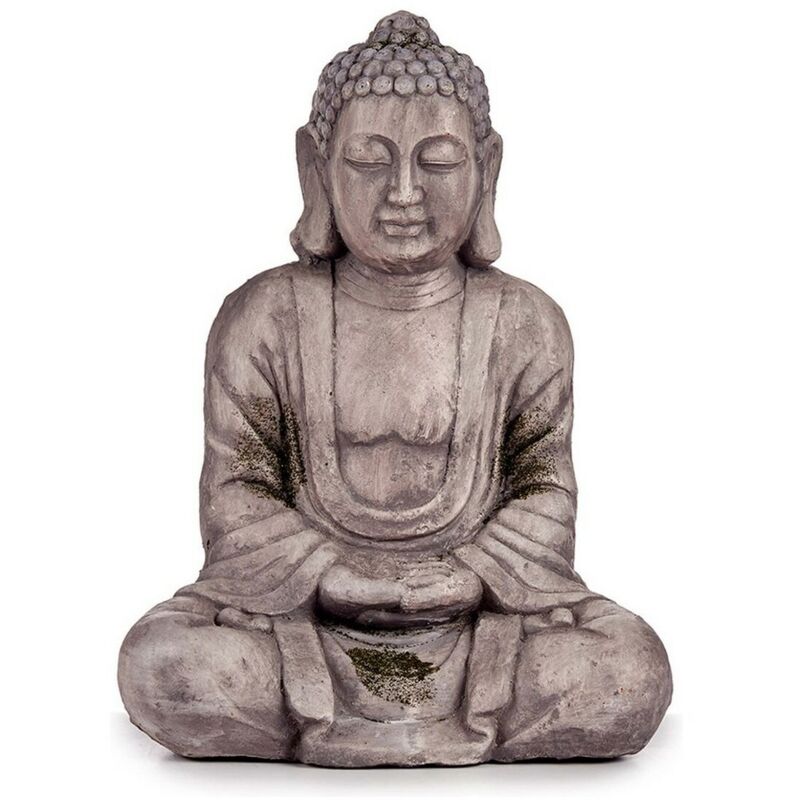 foto del prodotto statua decorativa da giardino ibergarden cc20411 grigio poliresina 25 x 57 x 42,5 cm buddha