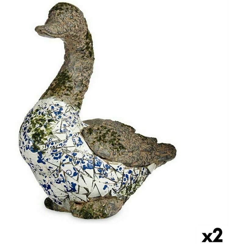 foto del prodotto statua decorativa da giardino ibergarden poliresina anatra 17 x 42 x 40 cm (2 unità)