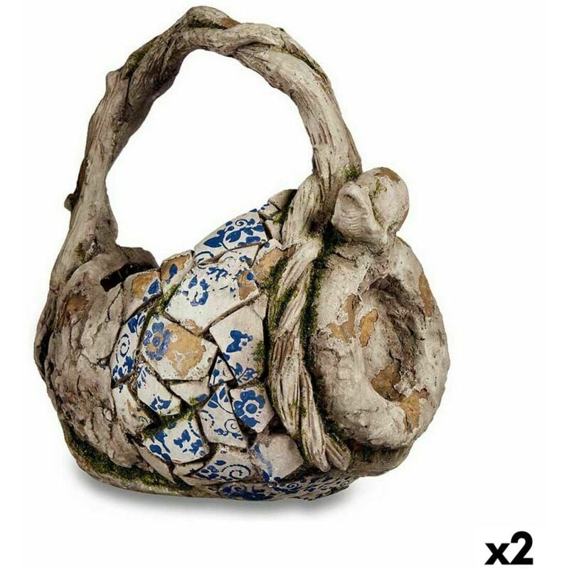 foto del prodotto statua decorativa da giardino ibergarden poliresina vaso 23,5 x 35 x 31 cm (2 unità)