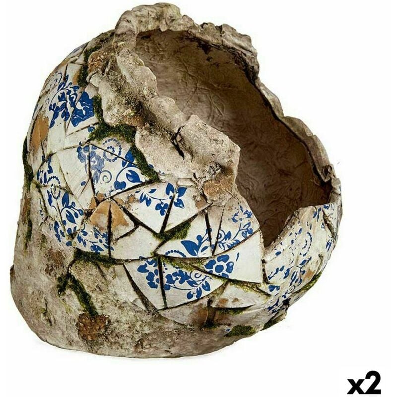 foto del prodotto statua decorativa da giardino ibergarden poliresina vaso 29 x 27 x 30 cm (2 unità)