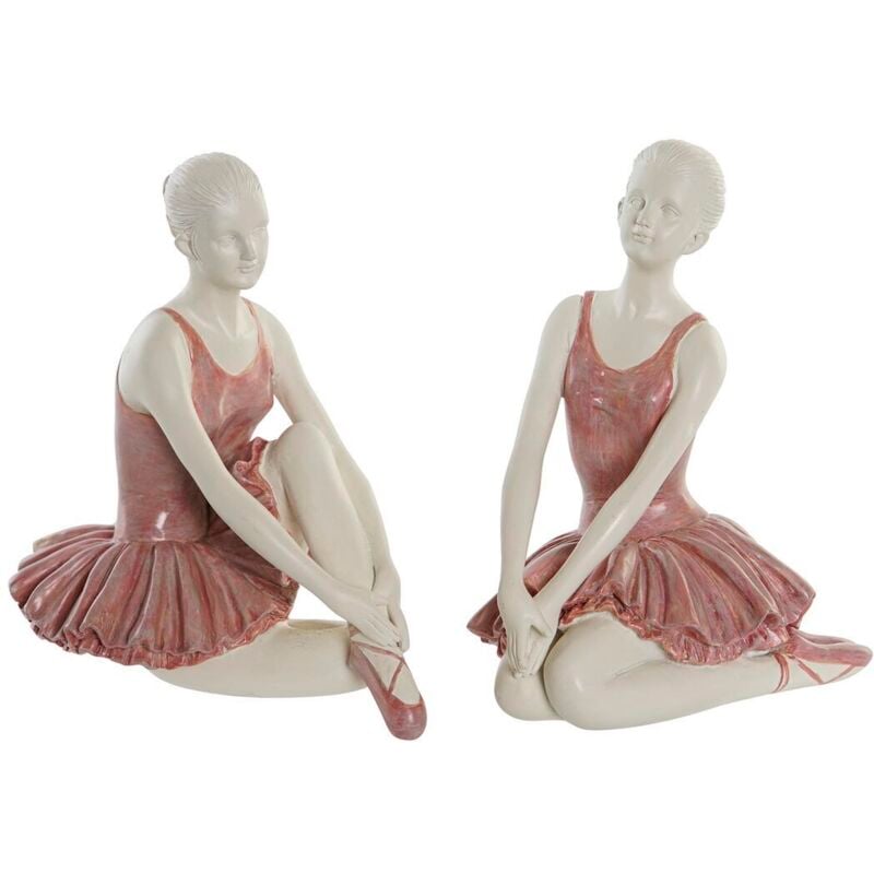 foto del prodotto statua decorativa dkd home decor romantico ballerina classica 16 x 11 x 17 cm 2 unit 