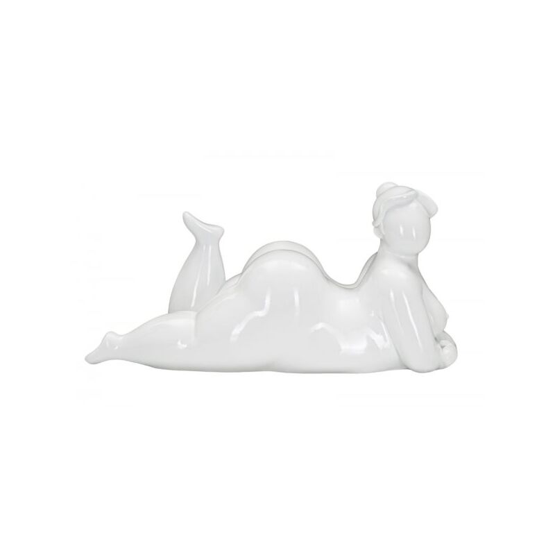 foto del prodotto statua raffiguarnte donna 32x12,5x16cm donnina yoga relax