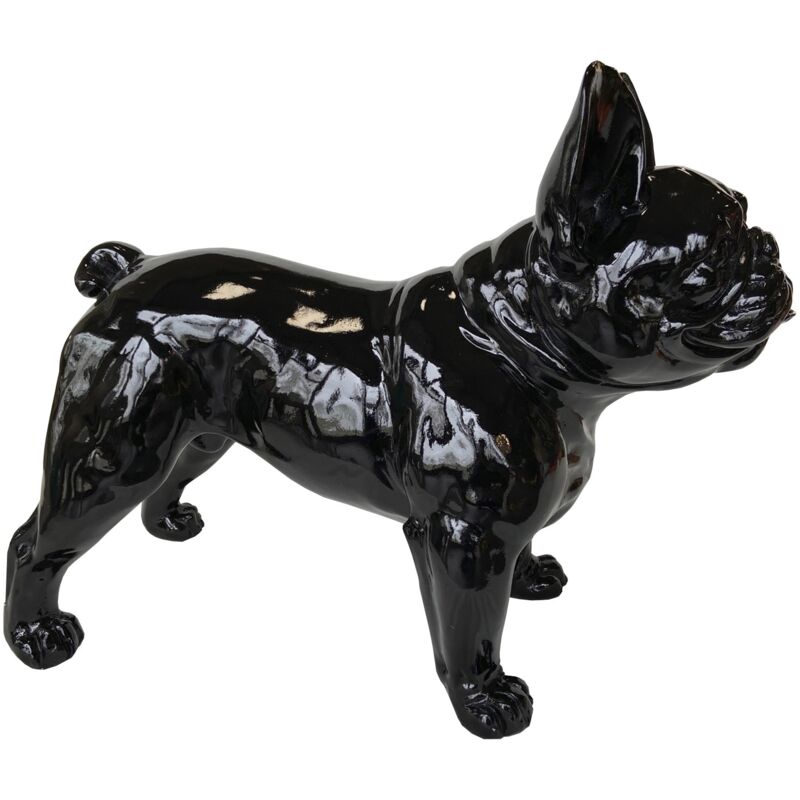 foto del prodotto statuetta boston terrier kuat h osha 52x25x41 cm nero